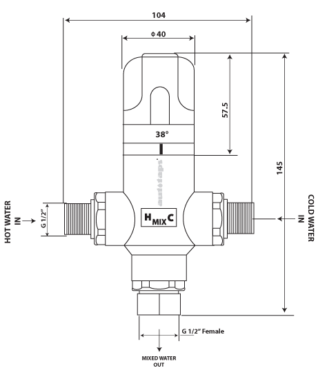 ATV-9004C thermostatic valve