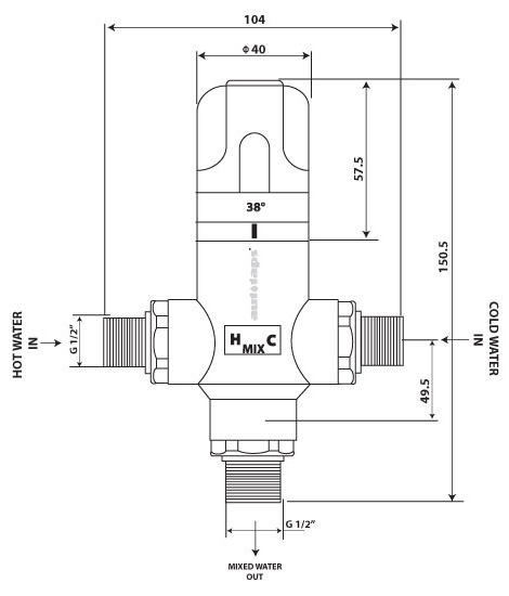 ATV-9004B thermostatic valve